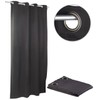 Carlo Milano Curtains: blackout curtain with wide 4 cm eyelets,