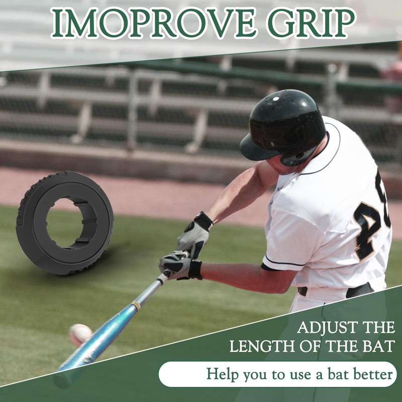 6 PCS Baseball Bat Grip Choke Up Rings Choke Ring