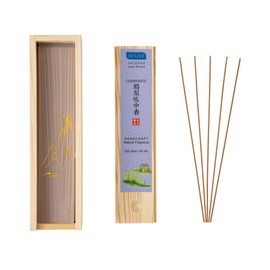 AEIUER Natural Premium Fragrance,8" Joss Sticks Incense,500 Pieces *45mins,Chinese Classic Handcraft Recipe (Pear Complex 鹅梨帐中香)