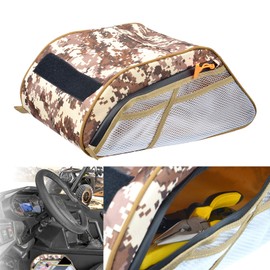 Goldfire Polaris General Accessories, Center Seat Console Storage Bag Compartment Fits For 2016-2023 Polaris General 1000/ General 4 1000 (CAMO)…