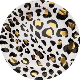 Leopard Paper Plates, 8 ct