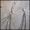 White Fang AZ180 Wallet Chain, Ball Chain, Silver Wallet, Fall