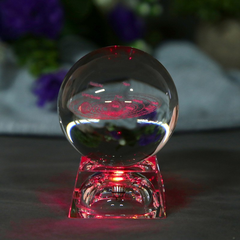 K9 Crystal Photography Prop Decoration Art Decor Crystal Ball with