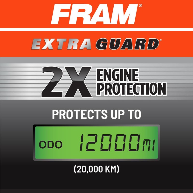 FRAM Extra Guard CA10085 Replacement Engine Air Filter for Select