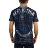 AFFLICTION MENS IRON KNIGHT SS T-SHIRT A12972 BWLT