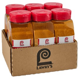 Lawrys Original French Fry Seasoning, 16 oz (Pack of 6) - Six 16 Ounce Containers of French Fry Seasoning Powder with Premium Blend of Spices, Best on Fries, Potatoes, Vegetables and More