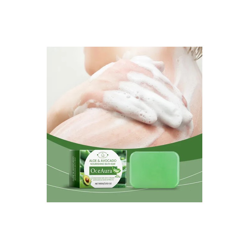 Barra De Baño Nutritiva De Aguacate Oceaura Que Alivia Suave