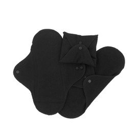 ImseVimse Washable Sanitary Pads Black Panty Regular or Night Regular