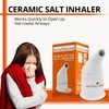 Natural Solution Himalayan Salt Inhaler Ceramic with Himalayan Pink Salt