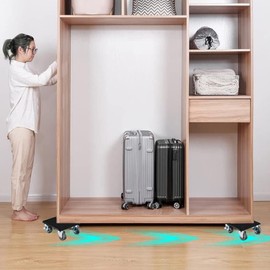 DUEBEL Lifter Furniture Sliders for Hardwood Floors Jack Furniture Dolly Appliance Dolly for Moving Pads Furniture Movers Sliders 3086 LBS