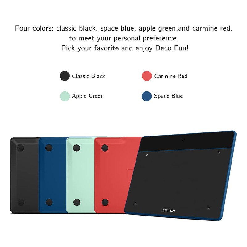 XP-PEN Deco Fun S Graphic Drawing Tablet 6x4 Inches Digital