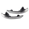 Pair of Rearview Wing Mirror Indicator Lens Turn Signal Light
