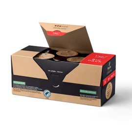 Tchibo Cafissimo Caffè Crema Decaffeinated Coffee Capsules, Pack of 30 (Coffee, Mild with Fine Aroma), Sustainable & Fair Trade