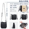 Bearneko Women's Shoulder Bag, Smartphone Pouch, Genuine Leather, Wallet Shoulder,