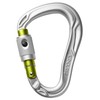 EDELRID Unisex - Adult HMS Bullet PermaLock Carabiner, Silver, One
