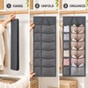 Double Sides Foldable Hanging Storage Bag For Underwear Underpants Socks