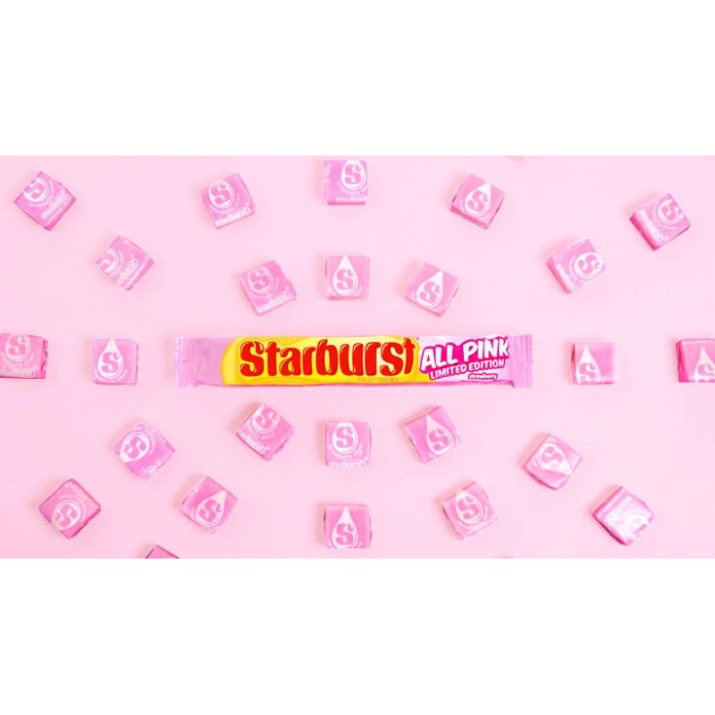 Starburst 6 Packs of Starburst All Pink Strawberry Fruit Chews