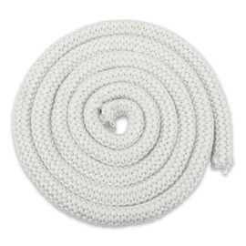 Wood Stove Door Gasket Rope,High Temperature Round Fiberglass Rope Seal for Fireplace,Oven,Pellet Stove,Central Boiler,Wood Stove Replacement Gasket Kit for Woodburning Stoves(1" x 10ft Rope)