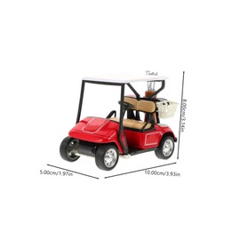 Gatuida Alloy Golf Cart Model Realistic Desktop Decoration for Bedroom Living Room and Office Creative and Elegant Ornament for Golf Lovers Durable Alloy Material