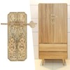 Cabinet Faceplate Brass Material Elegant Retro Botanical Pattern Decorative Chinese