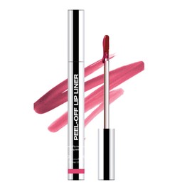 EONFAVE Lip Stain Peel Off - Peel Off Lip Stain Long Lasting Waterproof - Peel Off Lip Liner Stain - Lip Tint Stain Brown Nude Lip Liners - Smudge Lip Tint Stain - Lipstains Peel Off - Highly Pigmented Color