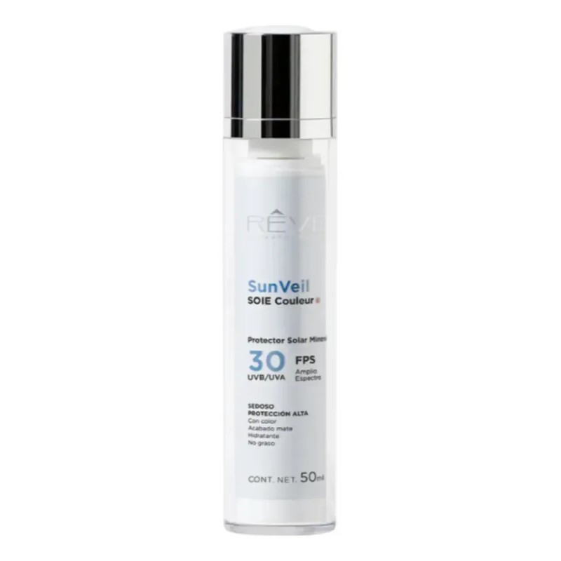 Reve Protector Solar Mineral Sunveil Soie Couleur 30fps 50ml