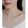 Gold&Deer 14KGP point line necklace yellow gold / 골드앤디어 14KGP