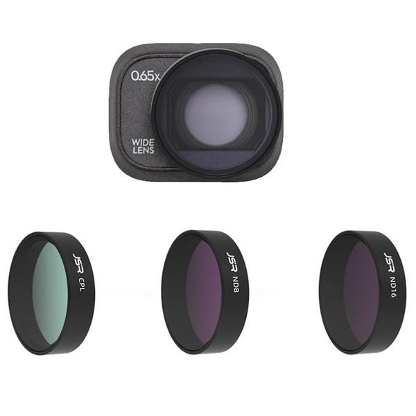 Coyktonty Lens Filter for DJI Mini 4 Pro (Wide-Angle Lens+ CPL+ND8+ND16)