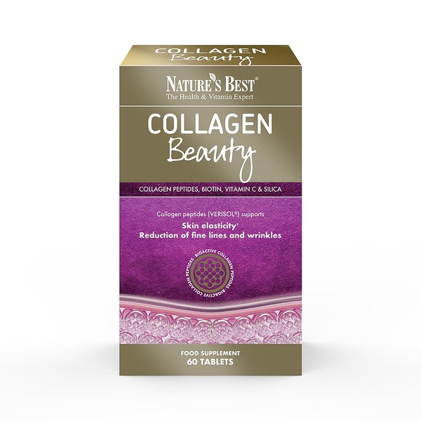 Natures Best Collagen Beauty, For A Visible Reduction In The Appearance Of Wrinkles & Fine Lines, 60 TABLETS