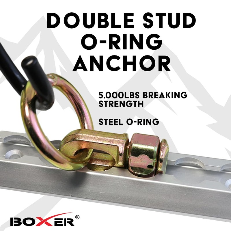 Boxer L Track Fitting Double Stud O Ring – L