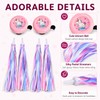 4 Pcs Bike Bell with Tassels, Girl Bike Accessories