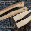 Axe Handle Replacement, 13in+11in Hickory Hatchet Handle Replacement for Camping