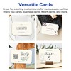 Avery Printable Rectangle Scalloped Postcards with Sure Feed Technology, 4"