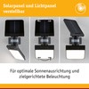 Paulmann Lesla 94609 Outdoor Solar Floodlight IP65 3000K USB PIR