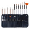 Productos comerciales mx Juego De 20 Pinceles Para Manicura Profesional
