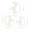 Gatuida 3pairs Comfortable Ear Molds Replaceable Earpiece Inserts for Professional