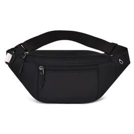 DAITET - Riñonera grande cruzada para hombres y mujeres, bolsa de cintura y bolsa de cadera para exteriores, entrenamiento, viajes, casual, correr, senderismo, ciclismo, fácil de transportar cualquier