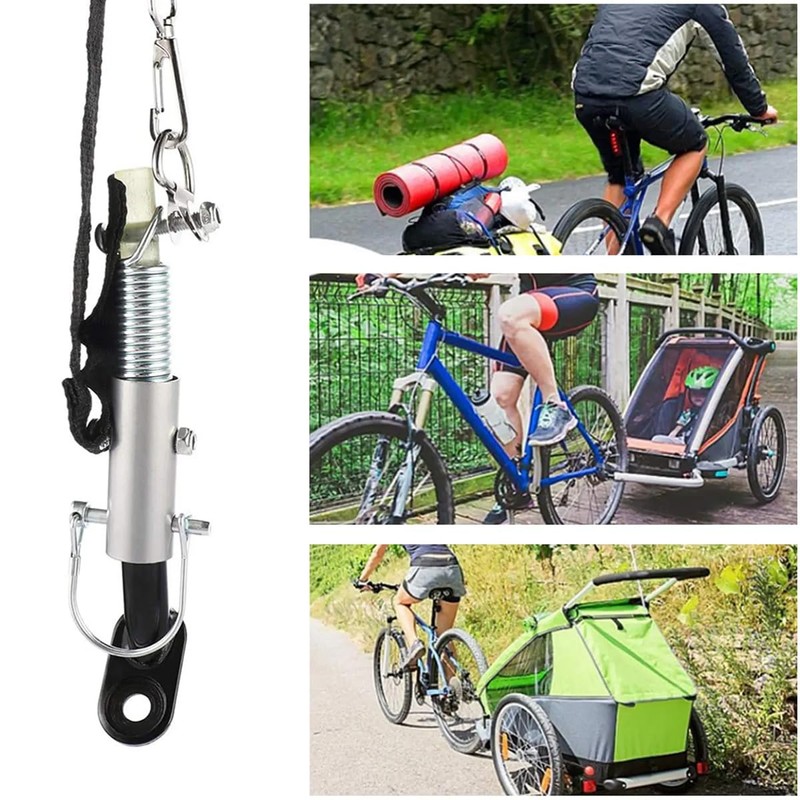 Bicycle Trailer Coupling - Bicycle Towing Hitch with Locking Pin,