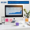 ZCZN Sticky Notes 76 x 76 mm, 6 Pads, 80