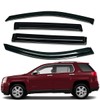 BURANIFUSION 4pcs Sun Rain Wind Deflectors Door Window Visors Outside