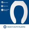 CHURCH 255SSC Commercial Open Front Plastic Toilet Seat, Heavy Duty