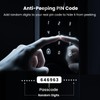 Keyless Entry Door Lock with 2 Knobs, Biquole Fingerprint Keypad