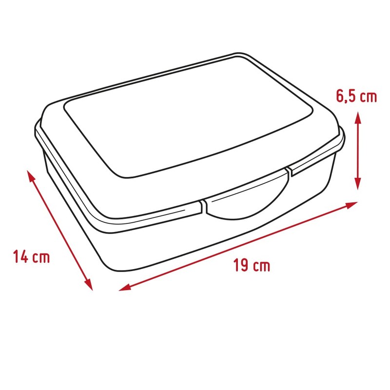 NERTHUS FIH 921 Children's Safari Lunch Box Lightweight and Easy