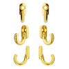 Fuxxer 20 x Mini Iron Hooks Decorative Hooks Picture Hooks