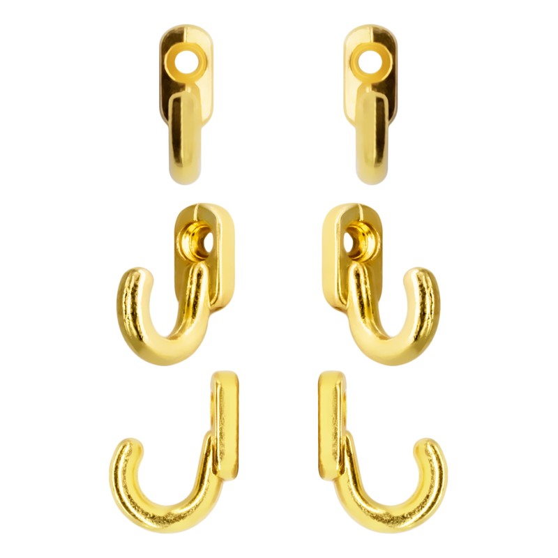 Fuxxer 20 x Mini Iron Hooks Decorative Hooks Picture Hooks