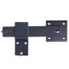 5.5" Barn Door Flip Latch Farm Gate Latch, Matte Black,