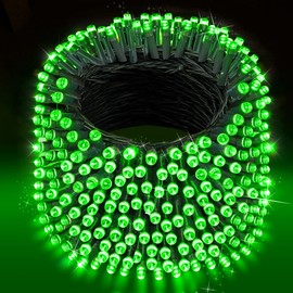 XURISEN 551FT Christmas Lights, 1400 LED Super Long String Lights 8 Modes & Memory Timer Plug in Twinkle Fairy Lights Decor for Home Xmas Party Wedding