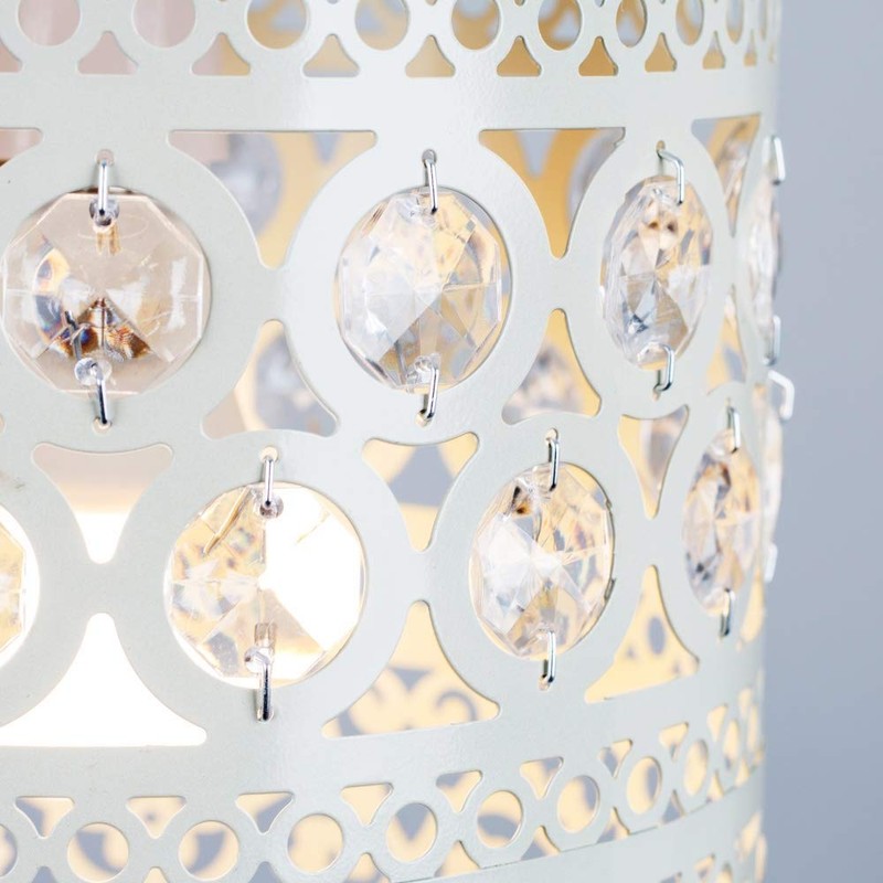 Modern Ornate Drum Shabby Chic Ceiling Pendant Light Shade
