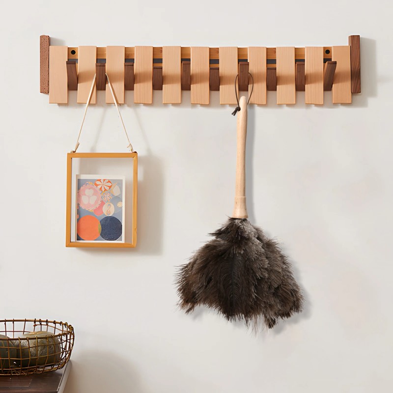 Household Natural Ostrich Hair Anti-static Dust Collector, Compact and Lightweight