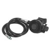 Scuba Breathing Secondary Valve with Medium Pressure Tube Adjustable Diving